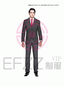 男職業(yè)裝西服設計圖316
