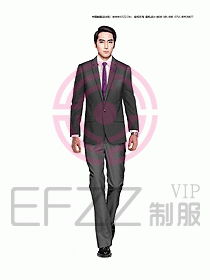男職業裝西服設計圖314