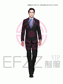 男職業裝西服設計圖318