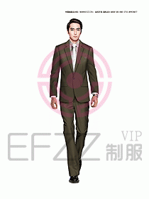 男職業裝西服設計圖323