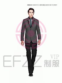 男職業裝西服設計圖342