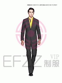 男職業(yè)裝西服設(shè)計(jì)圖348