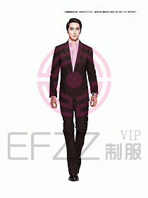 男職業裝西服設計圖349