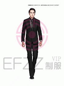 男職業(yè)裝西服設(shè)計圖358