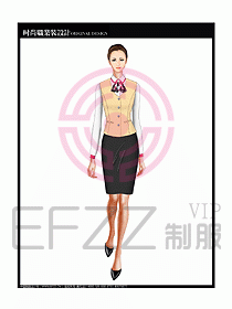 女職業裝襯衫馬夾設計圖225