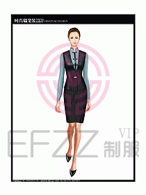 女職業(yè)裝襯衫馬夾設(shè)計(jì)圖237