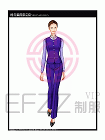 女職業裝襯衫馬夾設計圖258