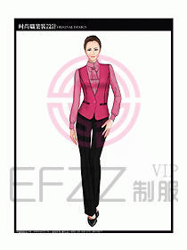 女職業裝襯衫馬夾設計圖297