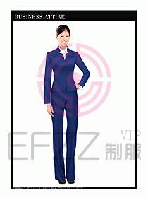 空姐職業服裝設計效果圖412