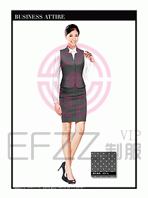 空姐職業服裝設計效果圖422
