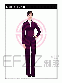 空姐職業服裝設計效果圖436