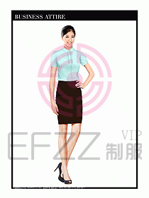 空姐職業服裝設計效果圖440
