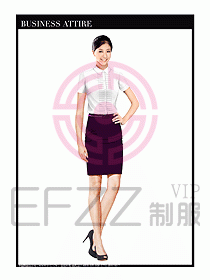 空姐職業(yè)服裝設(shè)計效果圖437