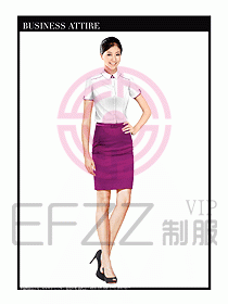空姐職業服裝設計效果圖442