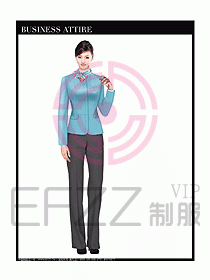 空姐職業服裝設計效果圖458