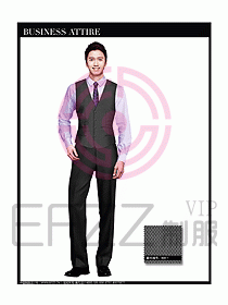 男職業(yè)裝商務(wù)馬夾設(shè)計131