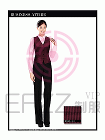 女職業(yè)裝時尚馬夾設(shè)計318