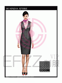 女職業裝時尚馬夾設計323