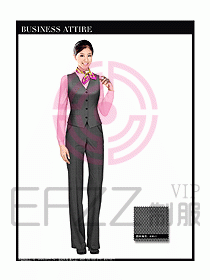 女職業裝時尚馬夾設計322