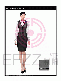 女職業裝時尚馬夾設計325