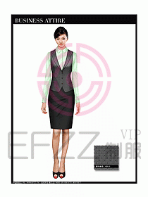 女職業裝時尚馬夾設計326