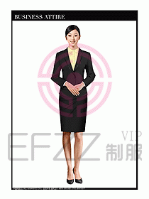 女時尚OL職業(yè)裝設(shè)計圖961