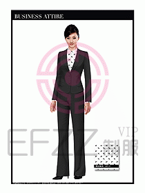 女時(shí)尚OL職業(yè)裝設(shè)計(jì)圖990