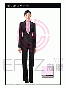 女時(shí)尚OL職業(yè)裝設(shè)計(jì)圖993