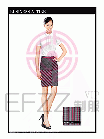 空姐職業服裝設計效果圖476