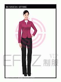 空姐職業(yè)服裝設(shè)計(jì)效果圖474