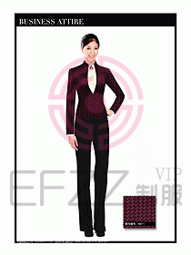 空姐職業服裝設計效果圖484