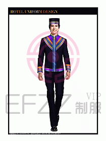 酒店門童行李生制服設(shè)計826