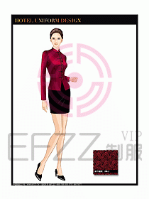 酒店中餐服務(wù)員制服設(shè)計(jì)圖1315