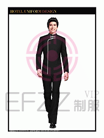 酒店中餐服務(wù)員制服設(shè)計(jì)圖1328