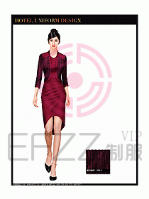 酒店西餐廳咨客制服設(shè)計(jì)圖355