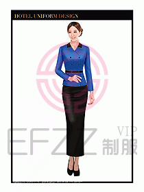 酒店西餐廳咨客制服設(shè)計(jì)圖376