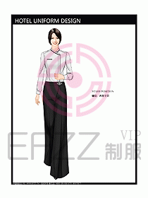 酒店西餐廳領班制服設計圖056