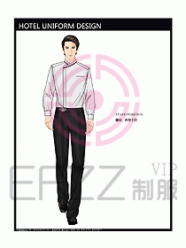酒店西餐廳領班制服設計圖057