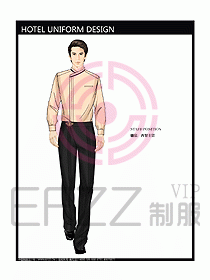 酒店西餐廳領班制服設計圖055