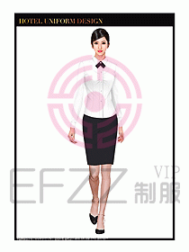 酒店西餐廳領班制服設計圖065