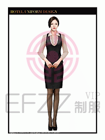 酒店西餐廳領(lǐng)班制服設(shè)計圖066