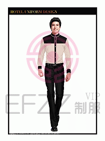 餐飲西餐廳服務員制服設計圖883