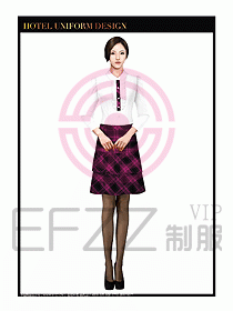 餐飲西餐廳服務員制服設計圖898