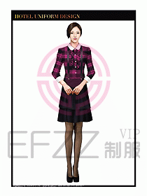 餐飲西餐廳服務員制服設計圖900