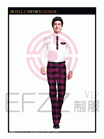 餐飲西餐廳服務員制服設計圖899