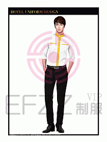 餐飲西餐廳服務員制服設計圖915