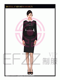 酒店總臺(tái)服務(wù)員制服設(shè)計(jì)圖654
