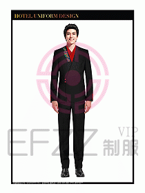 酒店總臺服務員制服設計圖659