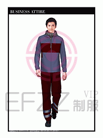 春秋款工程服服裝效果圖825