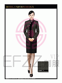 酒店服裝中餐服務(wù)員制服1356